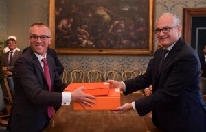 AS Roma New Stadium Project Unveiling berardi-gualtieri