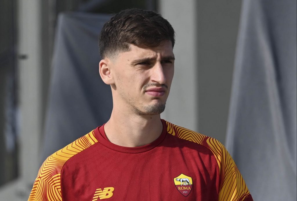 kumbulla AS Roma Training Session