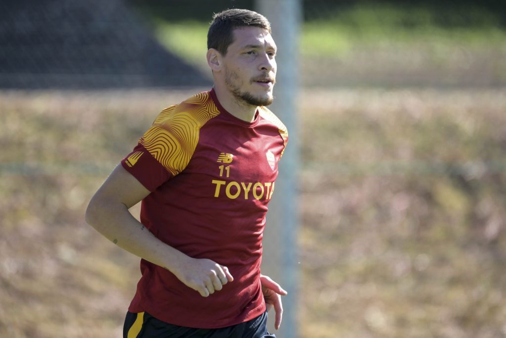 belotti AS Roma Training Session