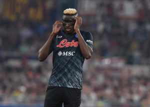 Vìctor Osimhen AS Roma v SSC Napoli - Serie A