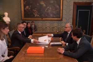 AS Roma New Stadium Project Unveiling berardi-gualtieri