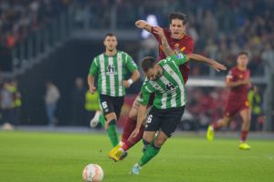 zaniolo AS Roma v Real Betis: Group C - UEFA Europa League