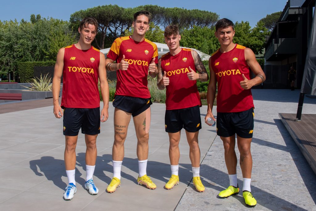 dybala zalewski AS Roma Training Session
