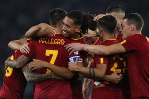 smalling pellegrini AS Roma v US Lecce - Serie A