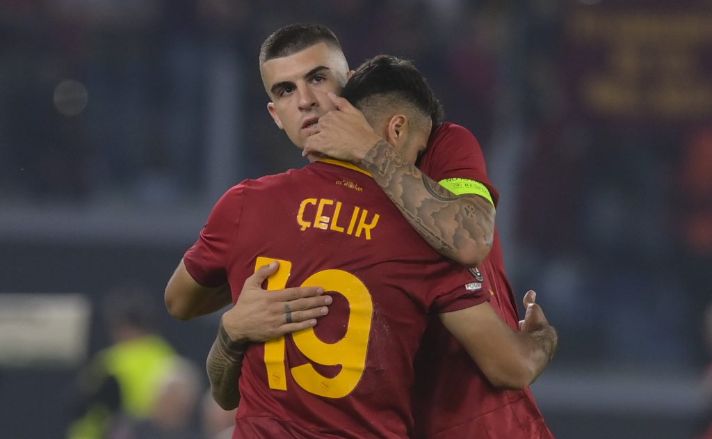 celik mancini AS Roma v Real Betis: Group C - UEFA Europa League