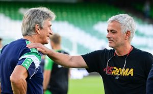 mourinho manuel pellegrini Real Betis v AS Roma - Pre-Season Friendly