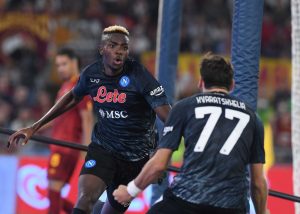 Vìctor Osimhen AS Roma v SSC Napoli - Serie A