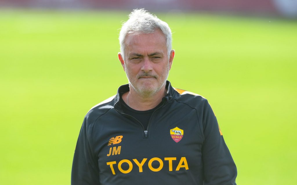 mourinho AS Roma Training Session