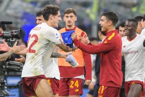 zaniolo dybala FC Internazionale v AS Roma - Serie A