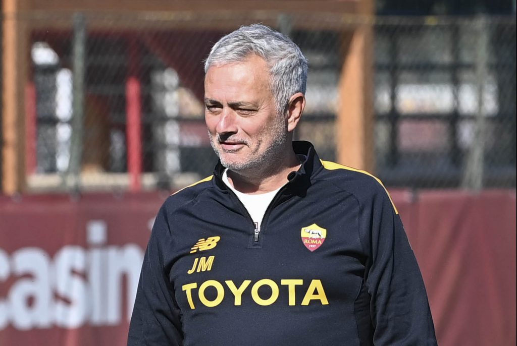 mourinho AS Roma Training Session