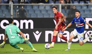zaniolo UC Sampdoria v AS Roma - Serie A