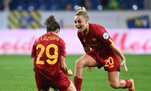 Greggi Lazaro SKN St.Pölten Frauen v AS Roma: Group B - UEFA Women's Champions League