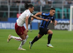 smalling lautaro Inter v AS Roma - Serie A