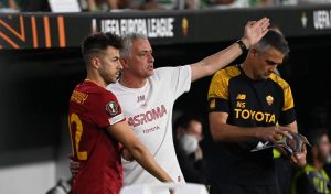 El Shaarawy Mourinho Real Betis v AS Roma: Group C - UEFA Europa League
