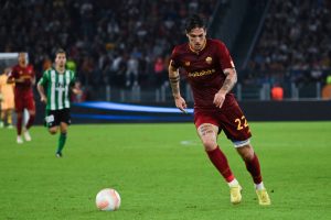 zaniolo AS Roma v Real Betis: Group C - UEFA Europa League