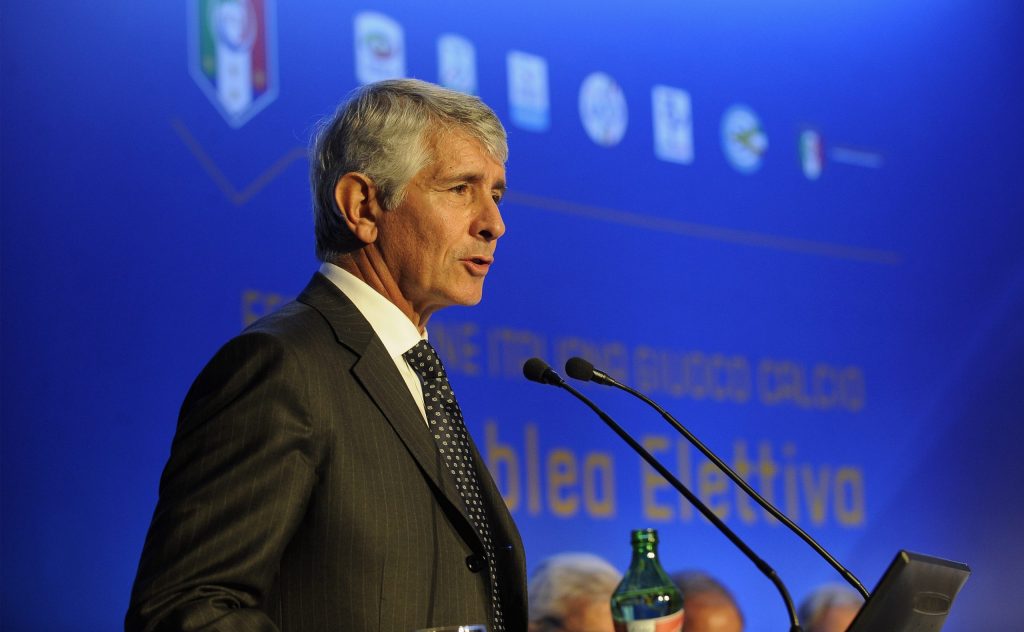 andrea abodi Italian Football Federation New President Elections