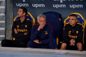 MourinhoHellas Verona v AS Roma - Serie A