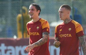 AS Roma Training Session zaniolo karsdorp