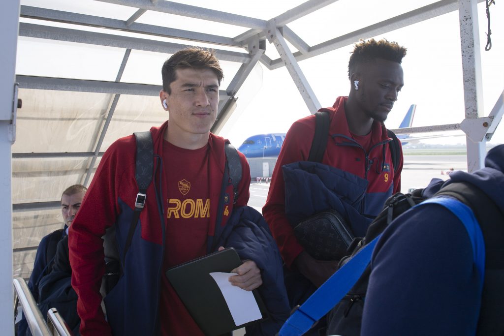 abraham shomurodov AS Roma Travel To Helsinki