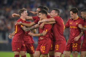 smalling dybala zalewski AS Roma v US Lecce - Serie A