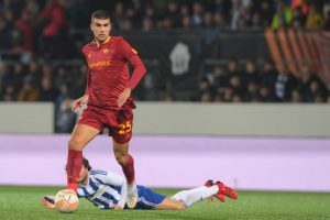 Gianluca Mancini HJK Helsinki v AS Roma: Group C - UEFA Europa League
