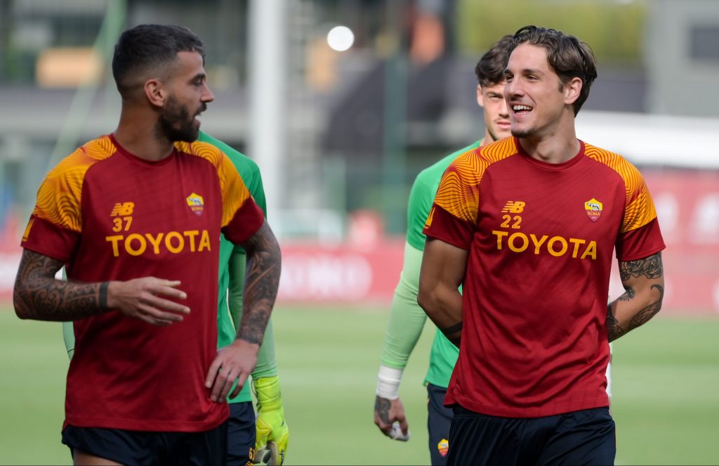spinazzola zaniolo AS Roma Training Sesion