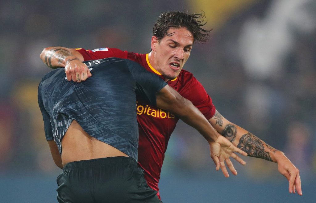 Nicolò Zaniolo Juan Jesus  AS Roma v SSC Napoli - Serie A