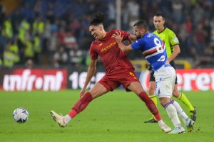 smalling UC Sampdoria v AS Roma - Serie A