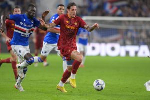 zaniolo UC Sampdoria v AS Roma - Serie A