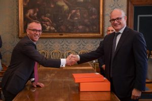AS Roma New Stadium Project Unveiling berardi-gualtieri