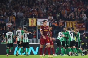 Rodriguez  zaniolo AS Roma v Real Betis: Group C - UEFA Europa League