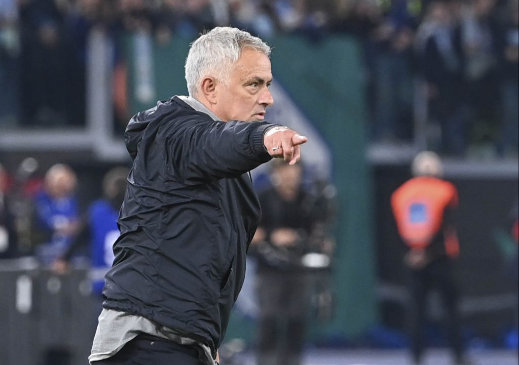 Mourinho AS Roma v SS Lazio - Serie A