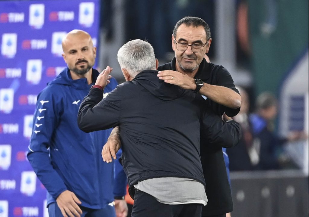 Mourinho Sarri AS Roma v SS Lazio - Serie A