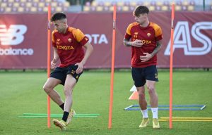 el shaarawy zalewski AS Roma Training Session
