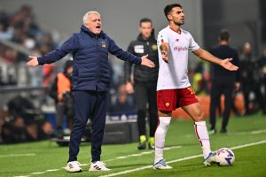 celik mourinho US Sassuolo v AS Roma - Serie A