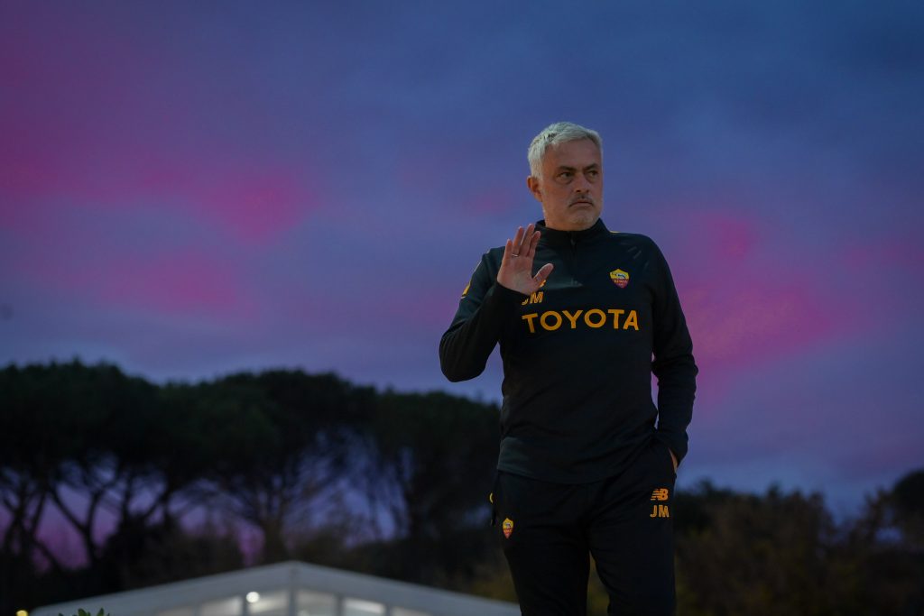 mourinho AS Roma Training Session