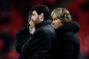 Agnelli Nedved Tottenham Hotspur v Juventus - UEFA Champions League Round of 16: Second Leg