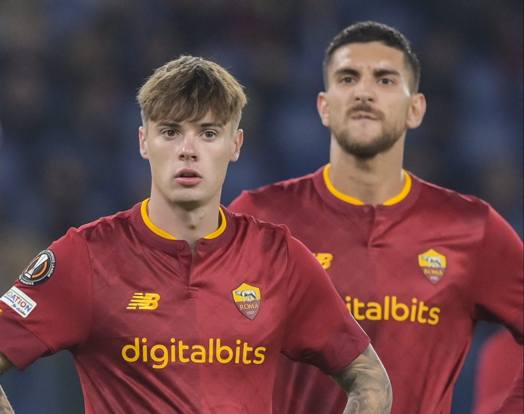 Zalewski Pellegrini AS Roma v PFC Ludogorets Razgrad: Group C - UEFA Europa League