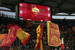 tifosi AS Roma v SS Lazio - Serie A