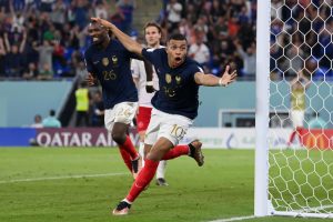 Mbappe France v Denmark: Group D - FIFA World Cup Qatar 2022