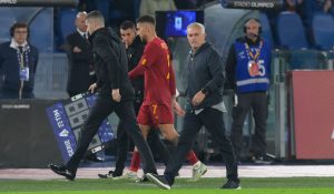 Pellegrini Mourinho AS Roma v SS Lazio - Serie A