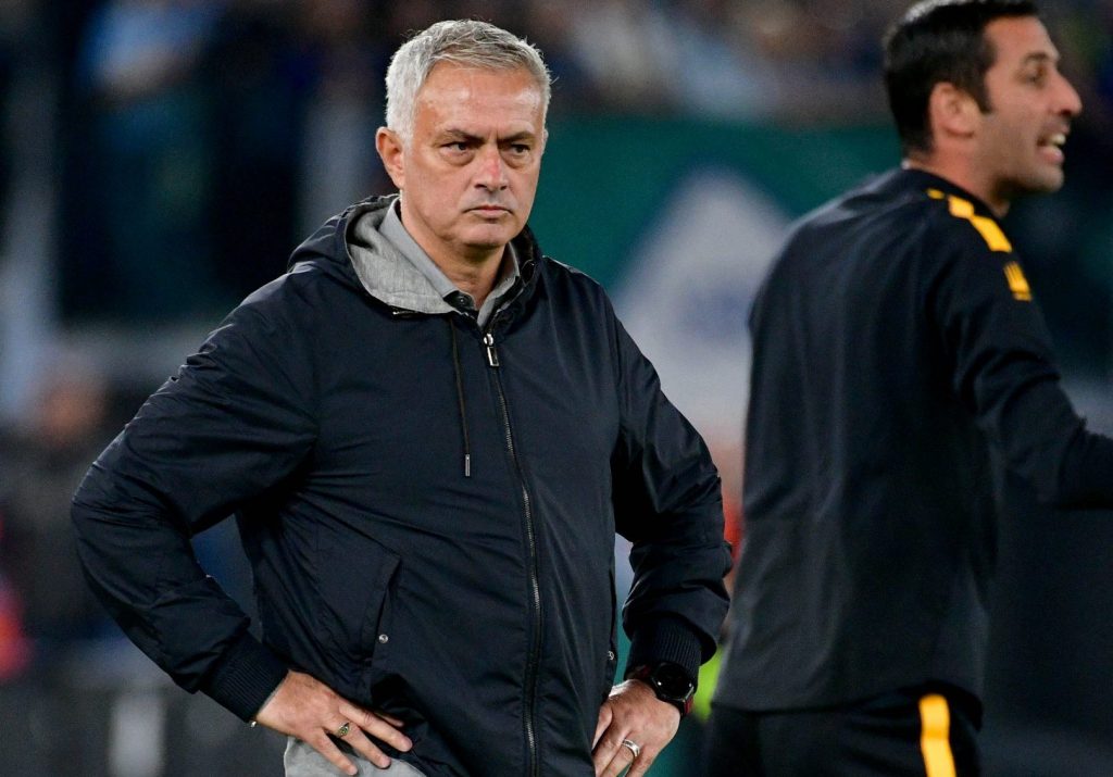 Mourinho AS Roma v SS Lazio - Serie A