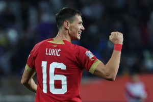lukic Serbia v Sweden: UEFA Nations League - League Path Group 4