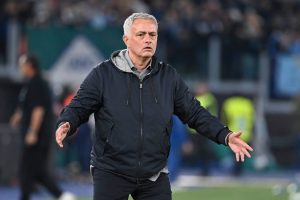 Mourinho AS Roma v SS Lazio - Serie A