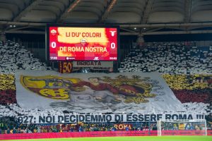 coreografia AS Roma v SS Lazio - Serie A
