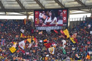 tifosi curva sud AS Roma v Torino FC - Serie A