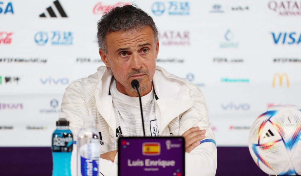 luis enrique Spain Press Conference - FIFA World Cup Qatar 2022