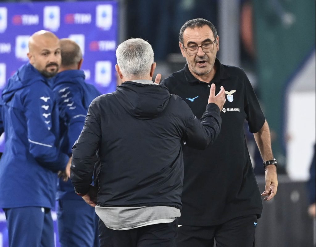 Mourinho Sarri AS Roma v SS Lazio - Serie A