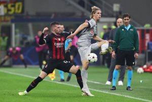 kjaergaard salisburgo AC Milan v FC Salzburg: Group E - UEFA Champions League