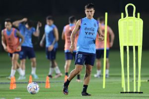Dybala Argentina Training and Press Conference - FIFA World Cup Qatar 2022